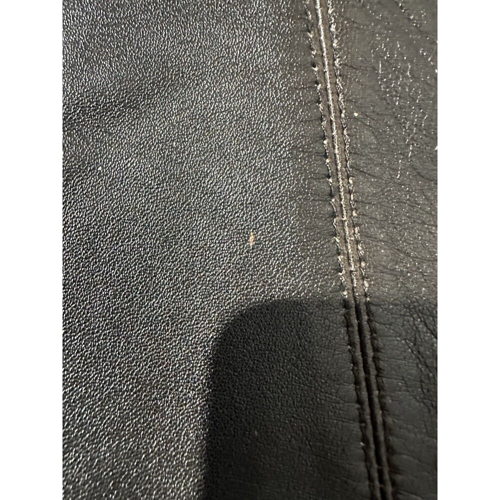 Vintage Wilsons Leather Maxima Women's Brown Genuine Leather Jacket XL Button Up - Picture 13 of 16